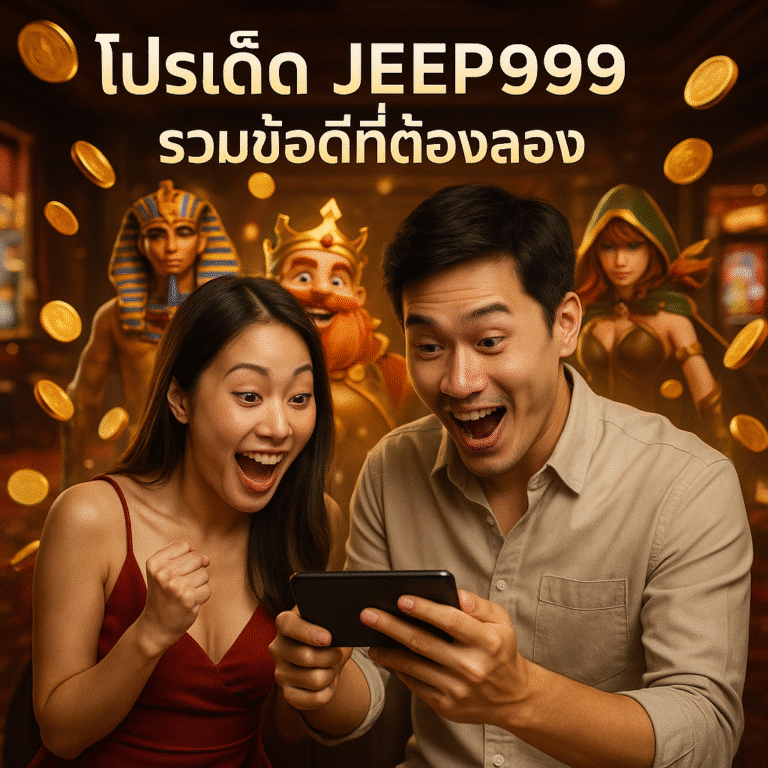 โปรเด็ด JEEP999 รวมข้อดีที่ต้องลอง