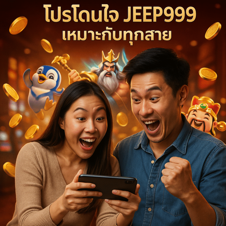 โปรโดนใจ JEEP999 เหมาะกับทุกสาย