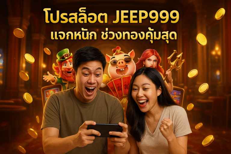 โปรสล็อต JEEP999 แจกหนัก ช่วงทองคุ้มสุด