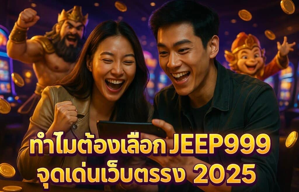 ทำไมต้องเลือก JEEP999 จุดเด่นเว็บตรง 2025