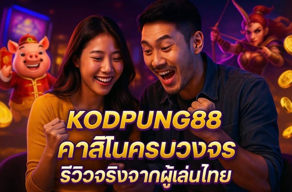 KODPUNG88 คาสิโนครบวงจร รีวิวจริงจากผู้เล่นไทย
